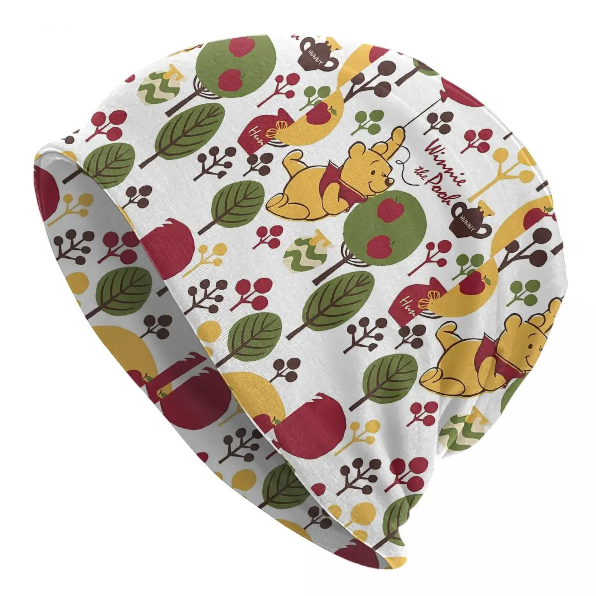 

Pooh And Friends Bonnet Hats Goth Street Winnie The Pooh Skullies Beanies Hat Unisex Warm Dual-use Cap