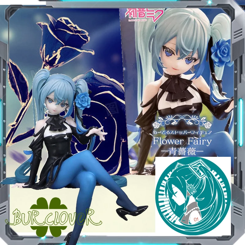 

Оригинальный подлинный FURYU NOODLE STOPPER HATSUNE MIKU FLOWER FAIRY -BLUE ROSE- VER. Фигурки из ПВХ 14, игрушки для мальчиков и девочек, детей