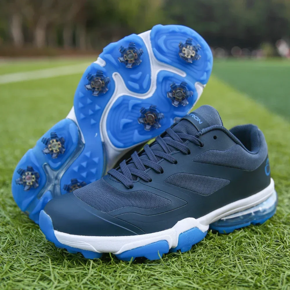 Professional Spikes Golf Shoes Men Golf Wears for Men Comfortable Golfers Footwears Luxury Walking Sneakers