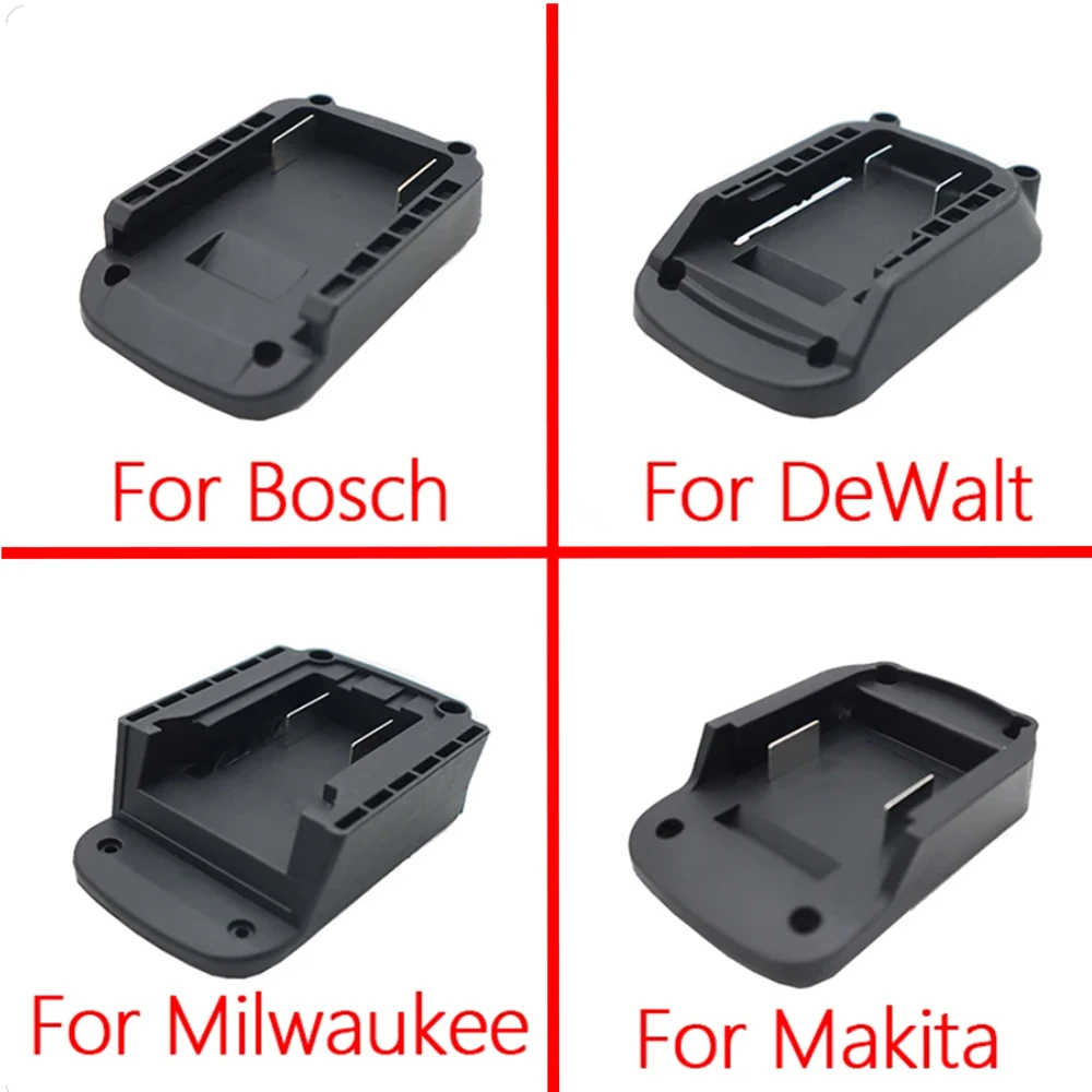 Imagem -01 - Diy Adaptador Conversor Base Cabeça de Carregamento Shell para Makita Dewalt Bosch Milwaukee 18v Bateria de Lítio Conector diy adaptador conversor base cabeca de carregamento shell para makita dewalt bosch milwaukee 18v bateria de litio conector 01