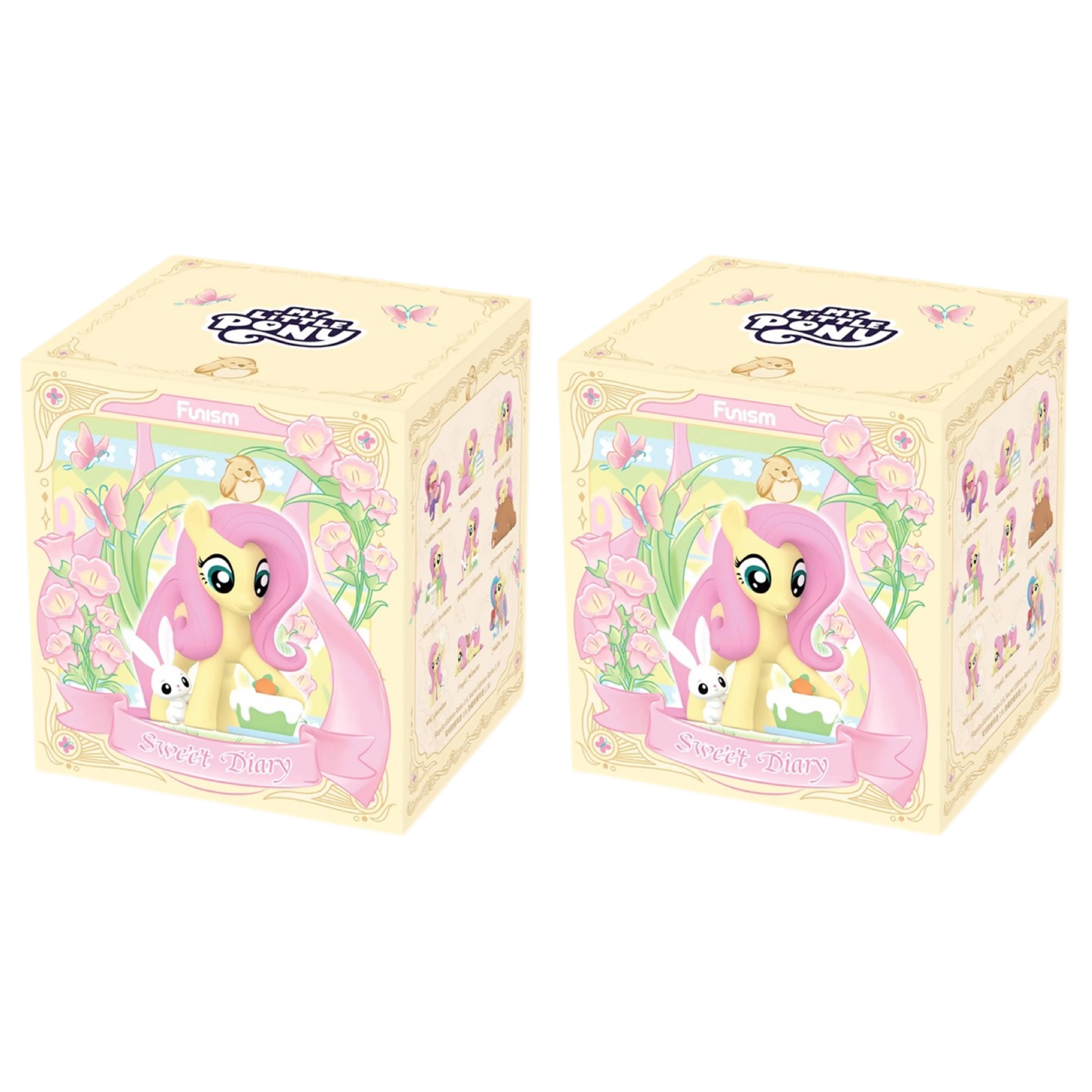 Original My Little Pony Fluttershy Sweet Diary Series Blind Box Ornament Action Figure Cartoon Decor CollectibleToy Holiday Gift image 3