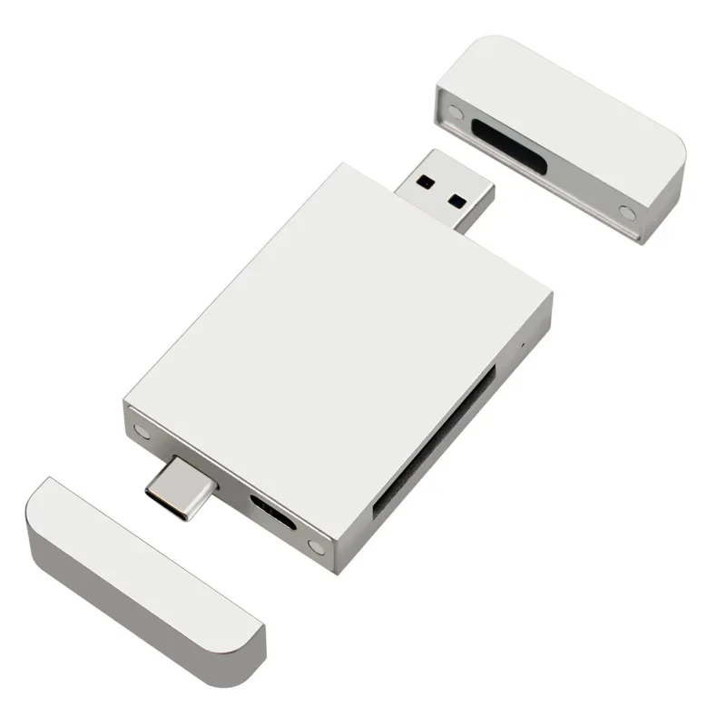 High-Speed Dual Interface Magnetic USB3.2 Type-C/A to CF/CFEXPRESS Card Reader for Z6/Z7 1DX3 and CFE, 10Gbps