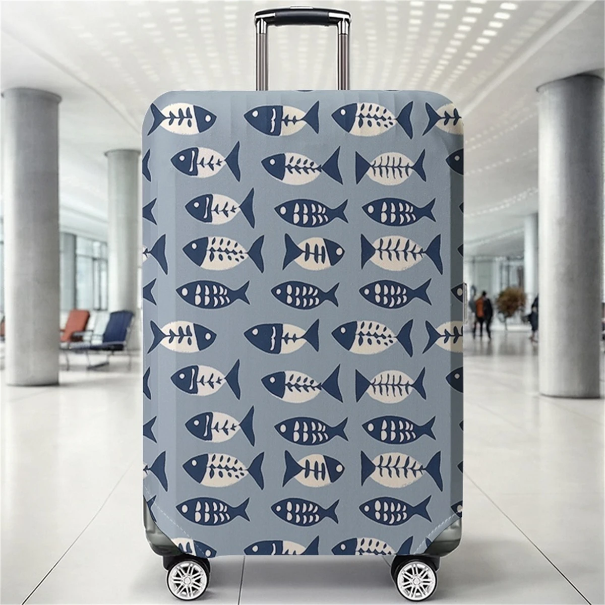 

Fish pattern luggage protection cover, suitable for 18-32 inch luggage covers, luggage handle gloves, travel accessories