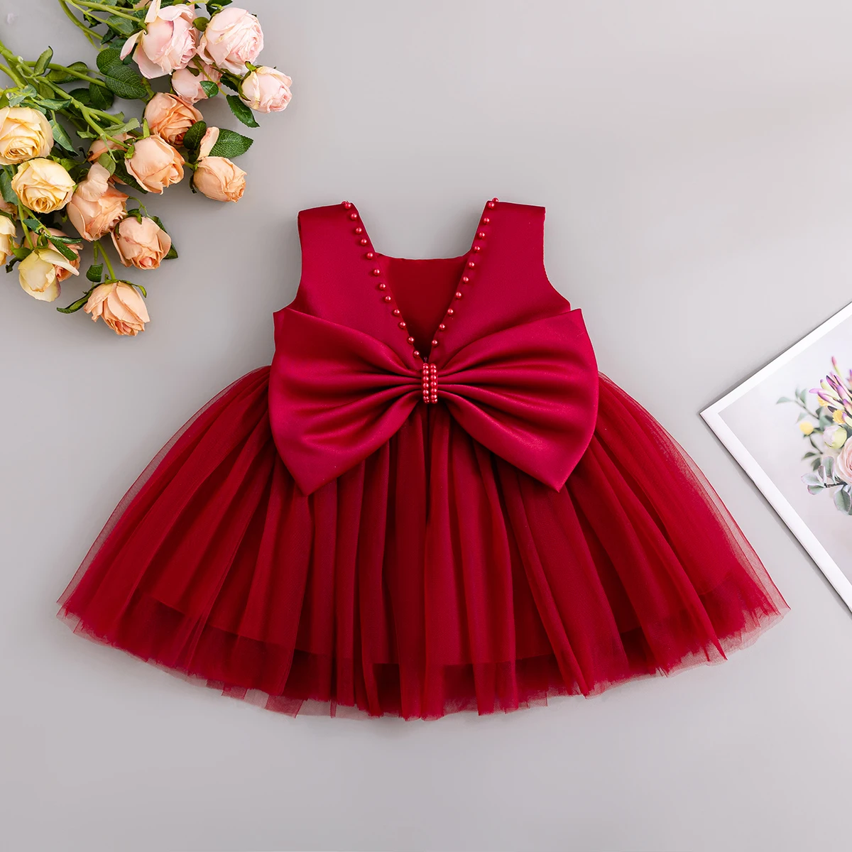 Formal Princess Dresses for Baby Girls Special Occasions Birthday Baptisms Party Flower Girl Wedding Baby Girl Ball Gowns image 4
