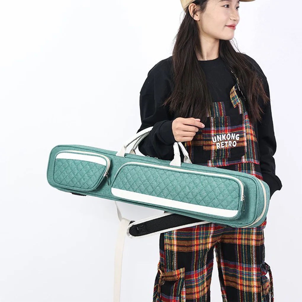 

Billiards Pool Case Dustproof Pool Cue Storage Pouch 7 Hole Pool Cue Bag Portable Billiard Cue Stick Carry Case