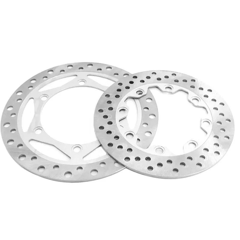 Rotor de disco de freno trasero delantero de motocicleta para Kawasaki KL250 KLX250 Super Sherpa Stockman KMX125 KMX 125 1997-2007 discos de freno