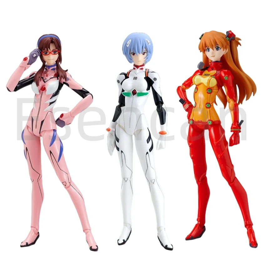 15cm Figma 084 Eva Asuka Langley Action Figure Neon Genesis Evangelion Shikinami girl PVC Anime Figurine Collection Model Doll