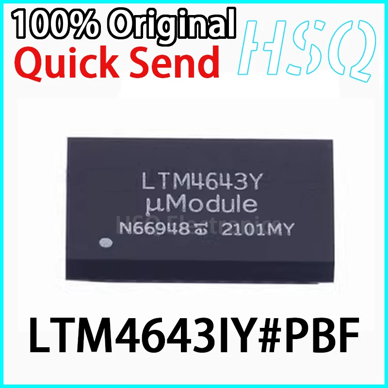 

1 шт. LTM4643IY # Чип преобразователя постоянного тока PBF Silk Screen LTM4643Y BGA-77, новый оригинальный