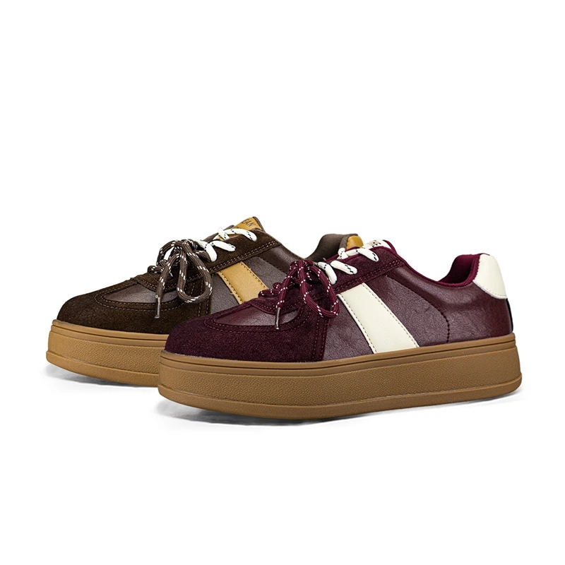 

2025 New Women's sneakers Shoes Anti-slip Flat Shoes German Training Shoes Women Plus Size Retro Shoes Skateboard Shoes female