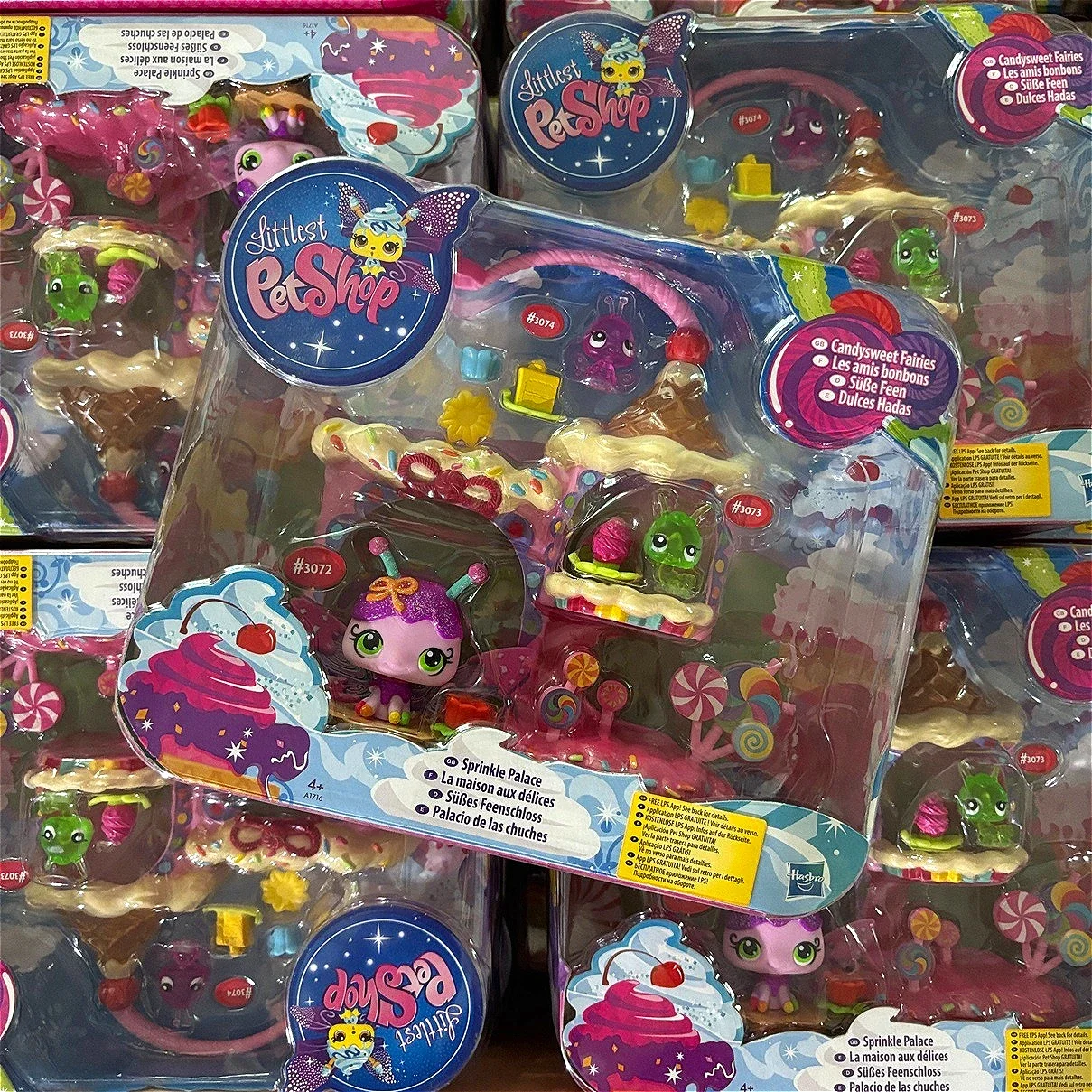 Hasbro Littlest Pet S LPS 스프링클 팰리스 Candysweet 요정 피규어 모델 장난감 취미 선물