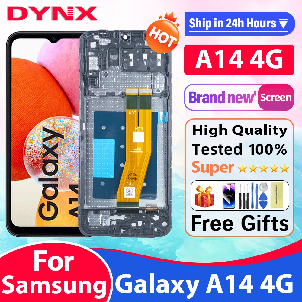 6.6 ''LCD Per Samsung Galaxy A14 A145F LCD A145F/DSN A145M A145M/DS Display Touch Screen Per Samsung A145 LCD Digitizer Assembly