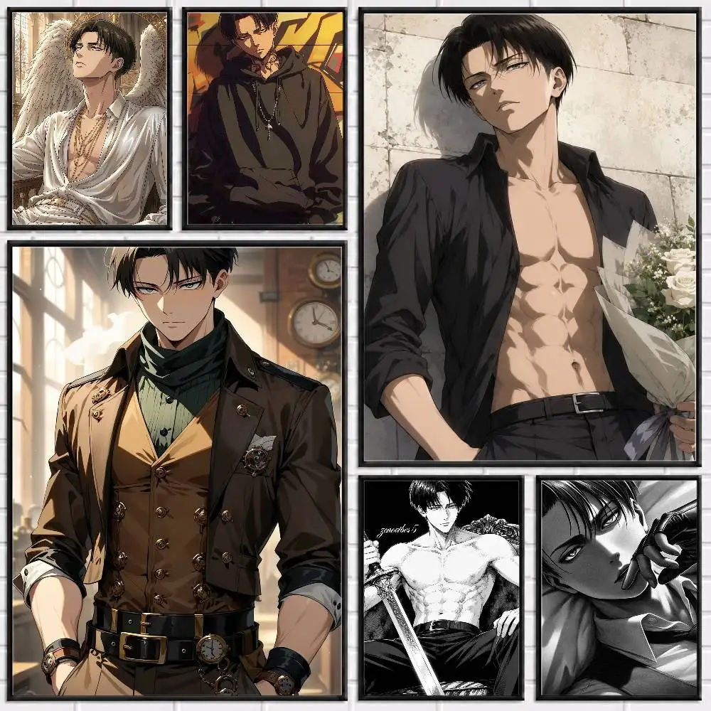 Luxury Hot Anime Attack On Titan Poster Versatile HD Waterproof Wall Art Self-Adhesive Decor for Any Space Ideal Gift