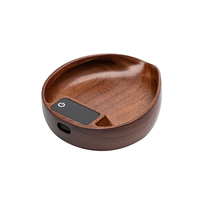 

ABZC-Coffee Bean Weigher, Tea Leaf Scale, Walnut Hand Brewing Electronic Scale Coffee Bean Scale Accurate To 0.1G