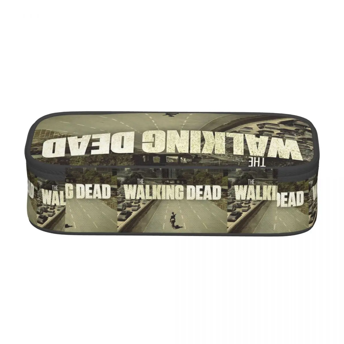 The Walking Dead Movie Pencil Cases for Student Pen Box Pencil Bag Large Storage Pencil Pouch Pen Holder