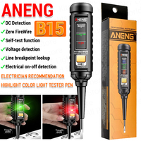 ANENG B15 Smart Voice Broadcast Tester Professional AC Voltage Detection Pen Highlight Color Light NCV Electrician Screwdriver T