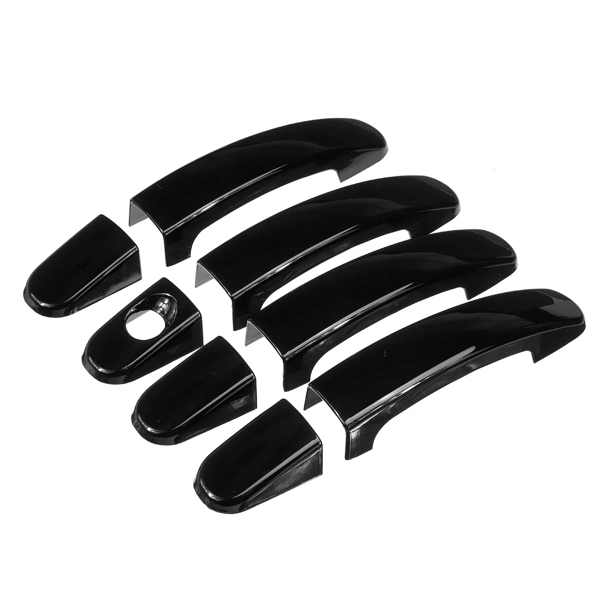 8 PCS/SET Car ABS Glossy Black 4 Door Handle Covers for Ford Focus Escape Kuga Ranger 2013 2014 2015 2016 2017 2018