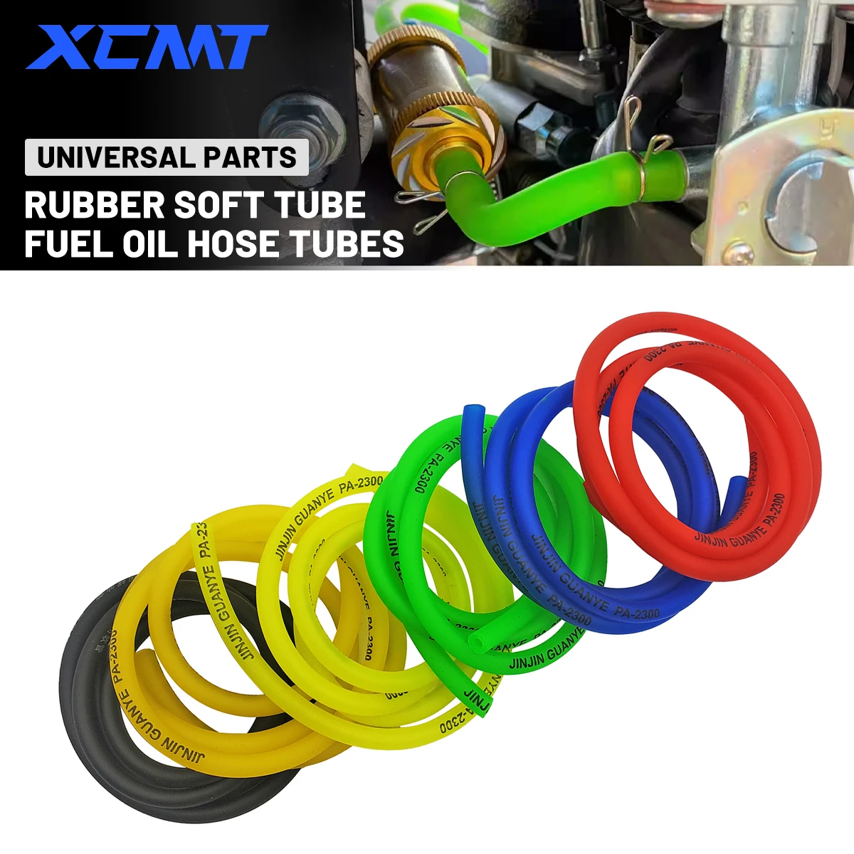 

Universal 1M 3M 5M Motorcycle Hose Petrol Fuel Line Hose Gas Oil Pipe Tube For Mini Moto Dirt Bike ATV Quad Minimotor Scooter