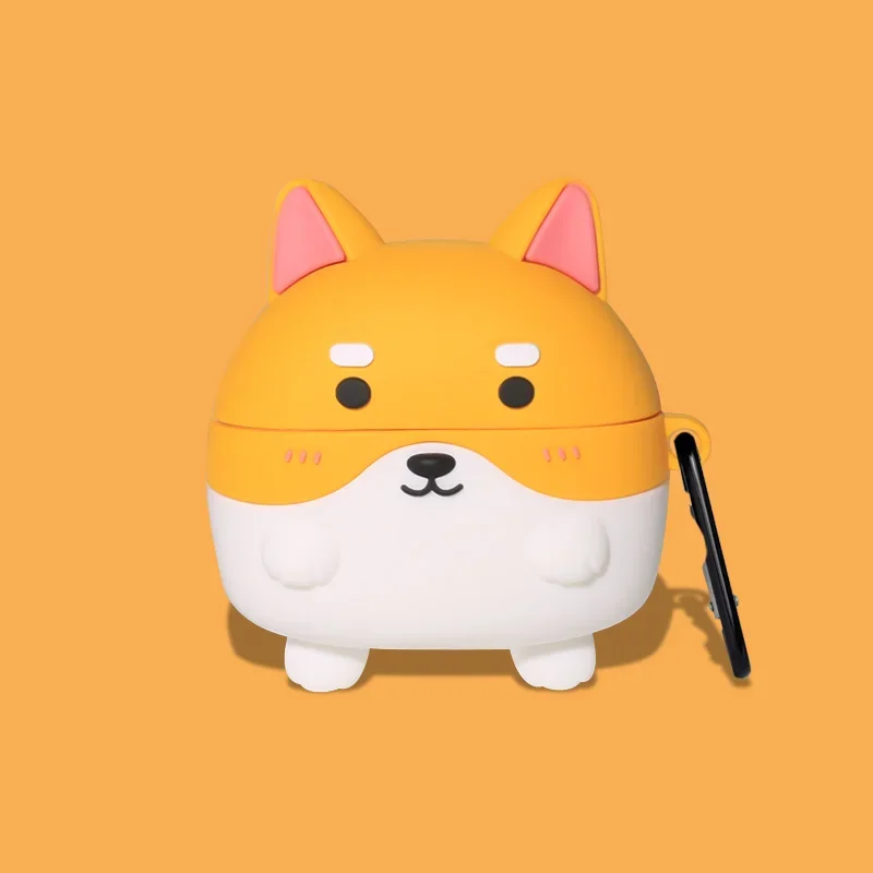 Custodia per auricolari 3D per Huawei Freebuds Pro 4 custodia in Silicone simpatico dinosauro anatra gatto cane cartone animato cuffie/auricolari Freebuds pro Cover