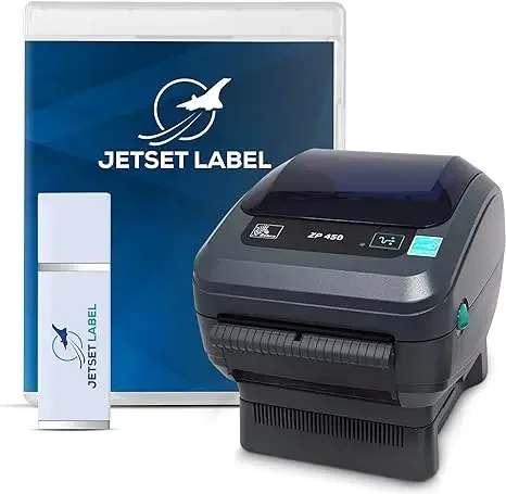 New zebra ZP450 Label Thermal Bar Code Printer | USB, Serial, And Parallel Connectivity 203 DPI Resolution