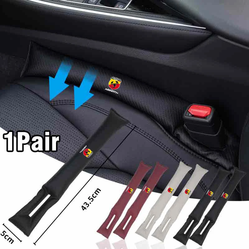Relleno de huecos para asientos de coche, tira de cuero para costuras laterales, accesorios de tapón a prueba de fugas para FIAT 500 Grande Punto Tipo Stilo UNO Astra Bravo Pan