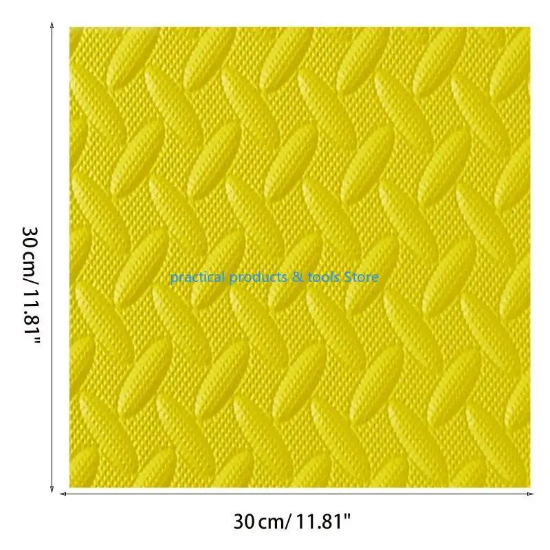 77JB 1PC 30cm interligam espuma espuma folha folha folhas texturizadas textio