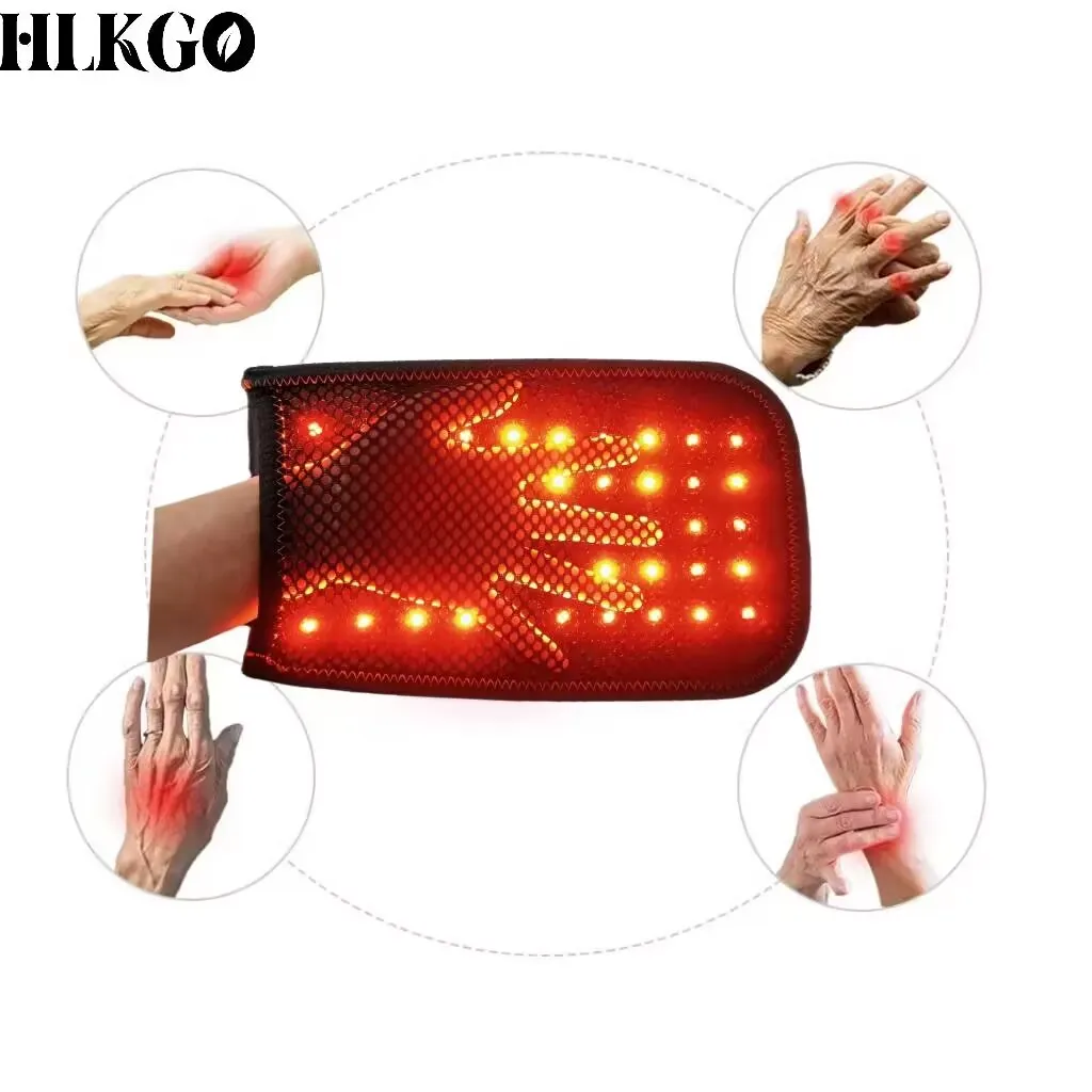 

Перезаряжаемые перчатки для светотерапии красным светом: LED-устройство для глубокого снятия боли в руках, восстановления мышц и снятия воспалений
