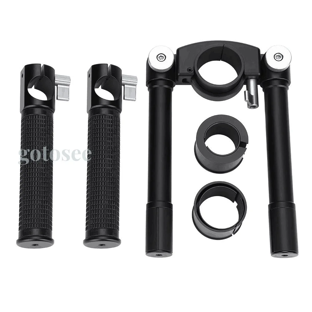 Dual Handle Folding Arms Hand Grip Photo Studio kits Low Angle Shoting for Crane Gimbal Stabilizer Accessories