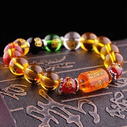 Five Ways of Bracelet  Feng Shui Bracelets for Men and Women Bracelet Feng Shui Mascot Yello Black White Green Red Crystal