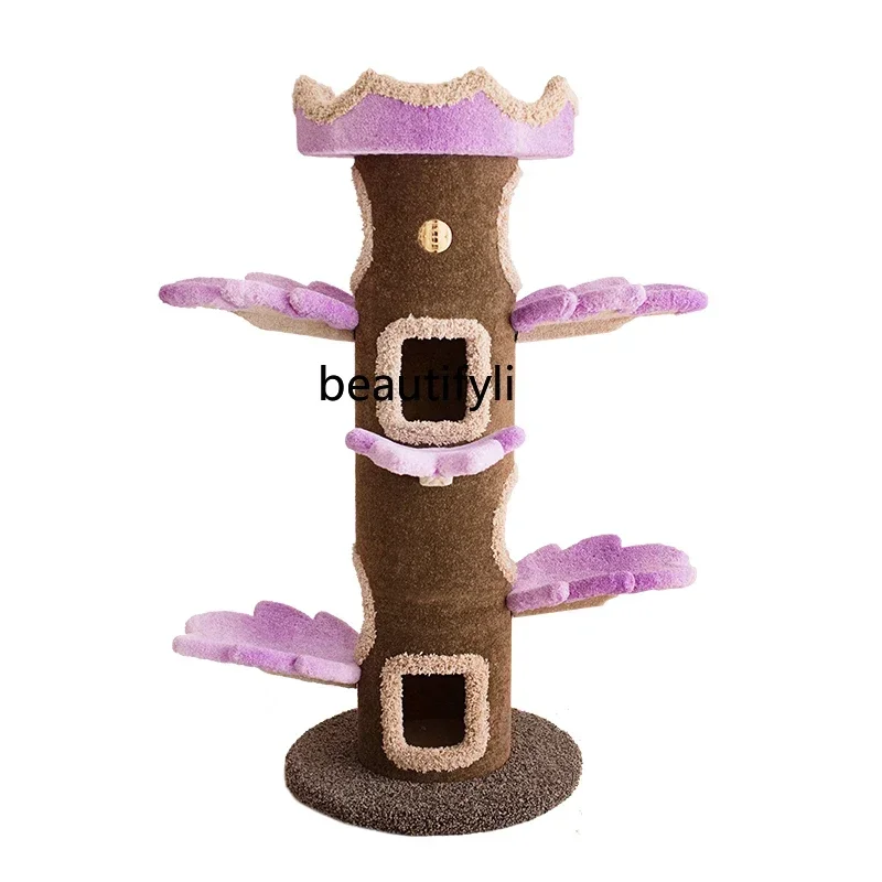 PP  Big Tree Chamfer Creative Customization SUNFLOWER Cat Castle Cat Tree Nest