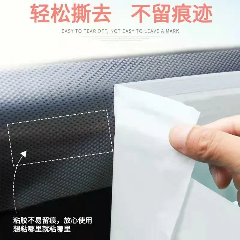 100-Pc Car Trash Bags – Self-Adhesive, Waterproof, Disposable Garbage Holders for Kitchen & Auto