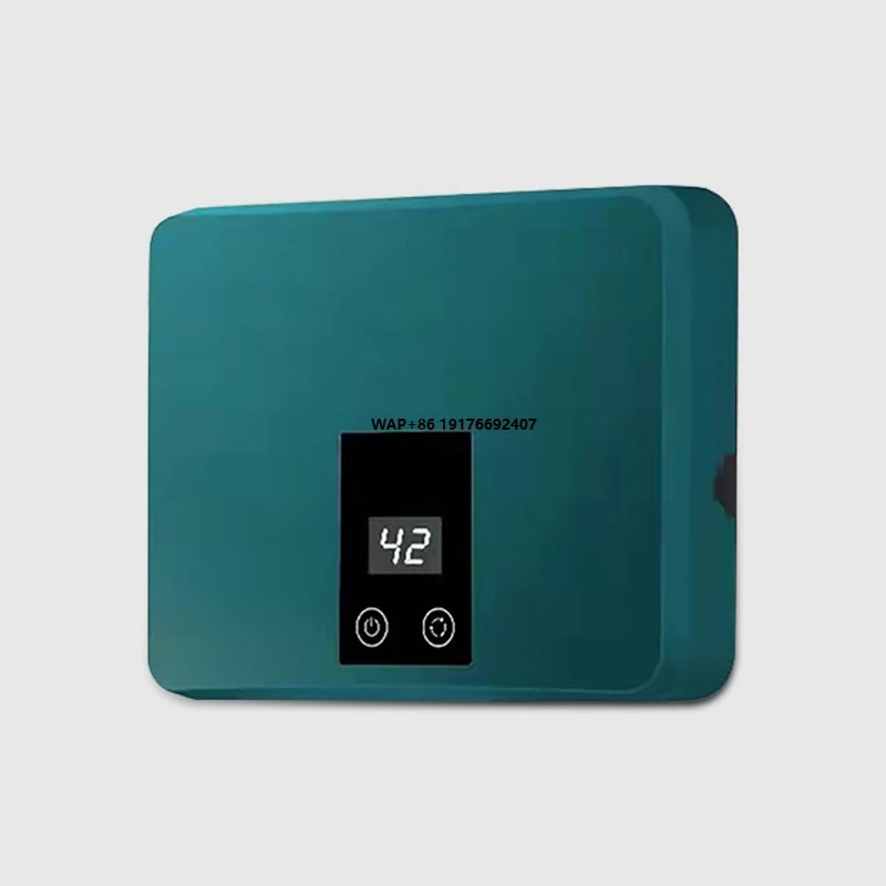 Small Mini Electric Water Heater Plastic Wall-mounted House Instantaneous Fast Heating Constant Temperature Feature English