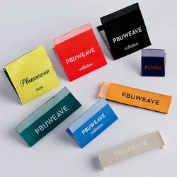 1000pcs Handmade Woven Labels For Clothing Garment Label Personalized Logo Washable Garment Tags Sewing Accessorie