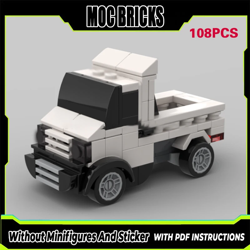 

Конструктор City Car Model MOC: Белый Грузовой Автомобиль, Модульная Технология, Подарки, Набор для Сборки, Детские Игрушки
