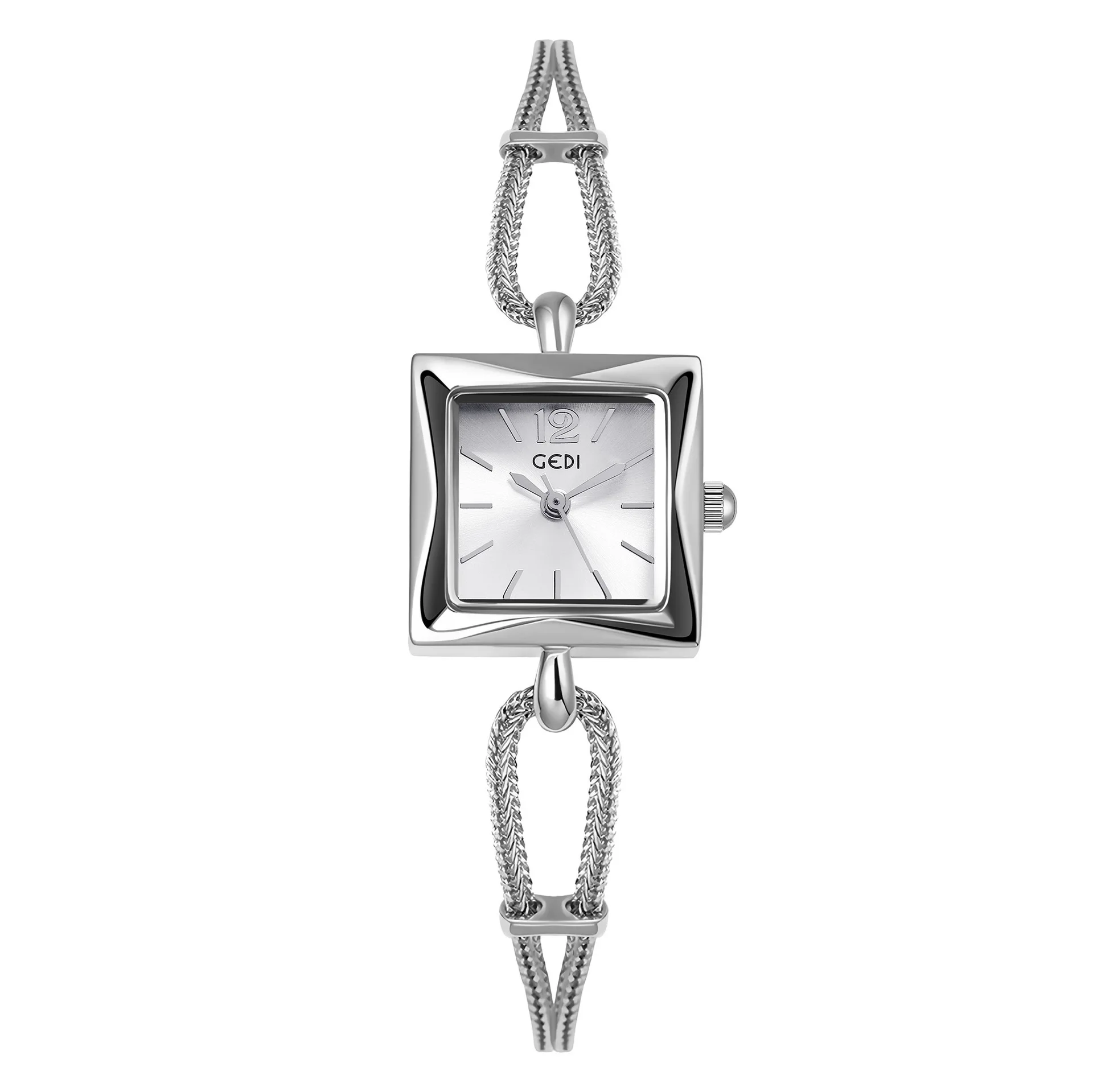 Fashion Simplicity Temperament Square Chain Watch For women girl Chain watch strap watch Women's accessories