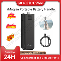aMagisn Portable Battery Handle for DJI Osmo Pocket3 4500mAh Handheld Power Bank Camera Charger Accessories