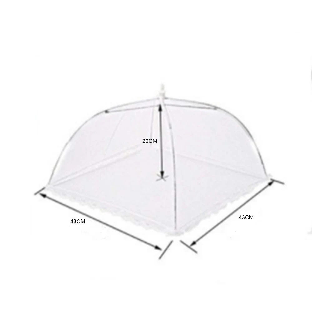 Pop-Up Mesh Screen Protect Food Cover Tent Dome Net Umbrella Picnic Kitchen Folded Mesh Anti Fly Mosquito Umbrella