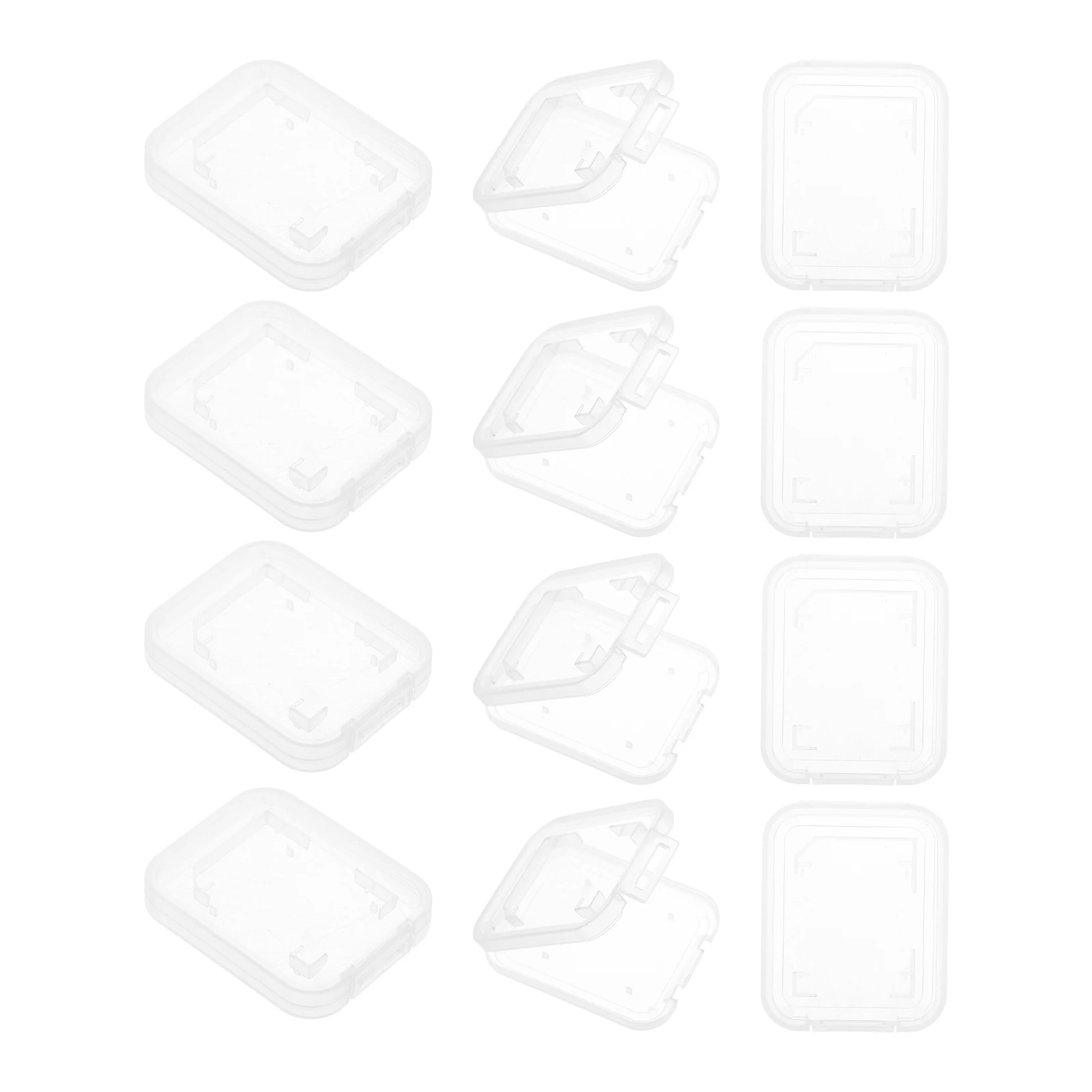 

20 Pcs Case Memory Card Holder Card Holder Case Keeper Lightweight Compact Storage Box Traveling Phone Cards Cases