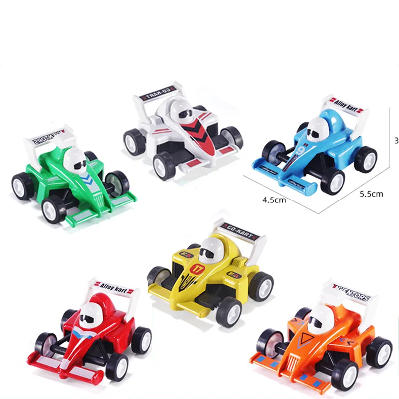 1:64 Alloy Racing Car Toy Model F1 Formula Mini Racing Car Toy Pull-back Car Children Puzzle Retro Racing Car Sliding Toy Gifts