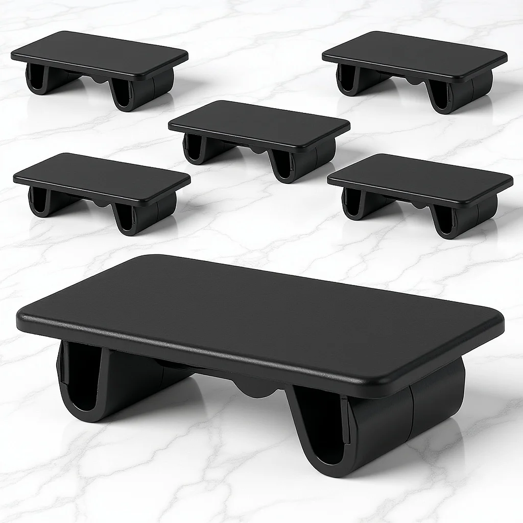 

6Pcs Rocker Switch Panel Cover ABS Waterproof Toggle Hole Empty Slot Switch Filler Plug for Automotive Marine Boat