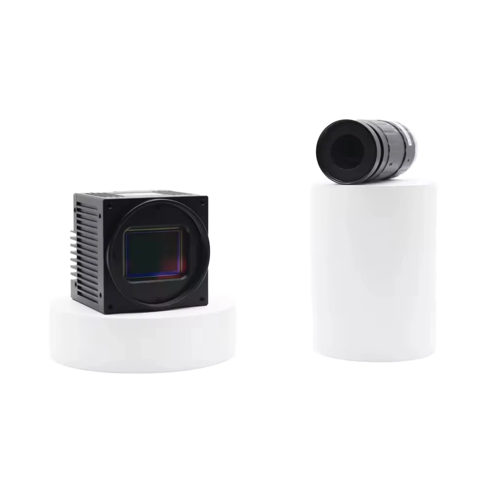 Compact 10GIGE Industrial Camera Global Shutter Mono CMOS Machine Vision Camera For Soldering Joint Inspection & AOI System