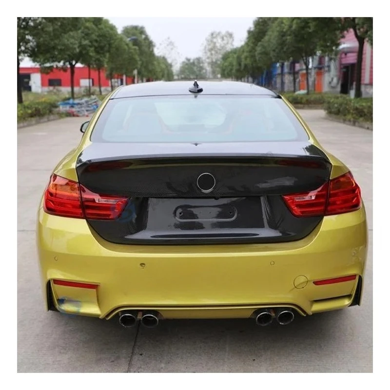 

Modified Car Boot Lid Black CSL Style Carbon Trunk For BMW F82 M4