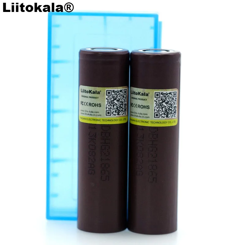 Liitokala nowa oryginalna bateria HG2 18650 3000mAh 18650 HG2 rozładowanie 3.6V 20A, bateria dedykowany zasilacz + schowek