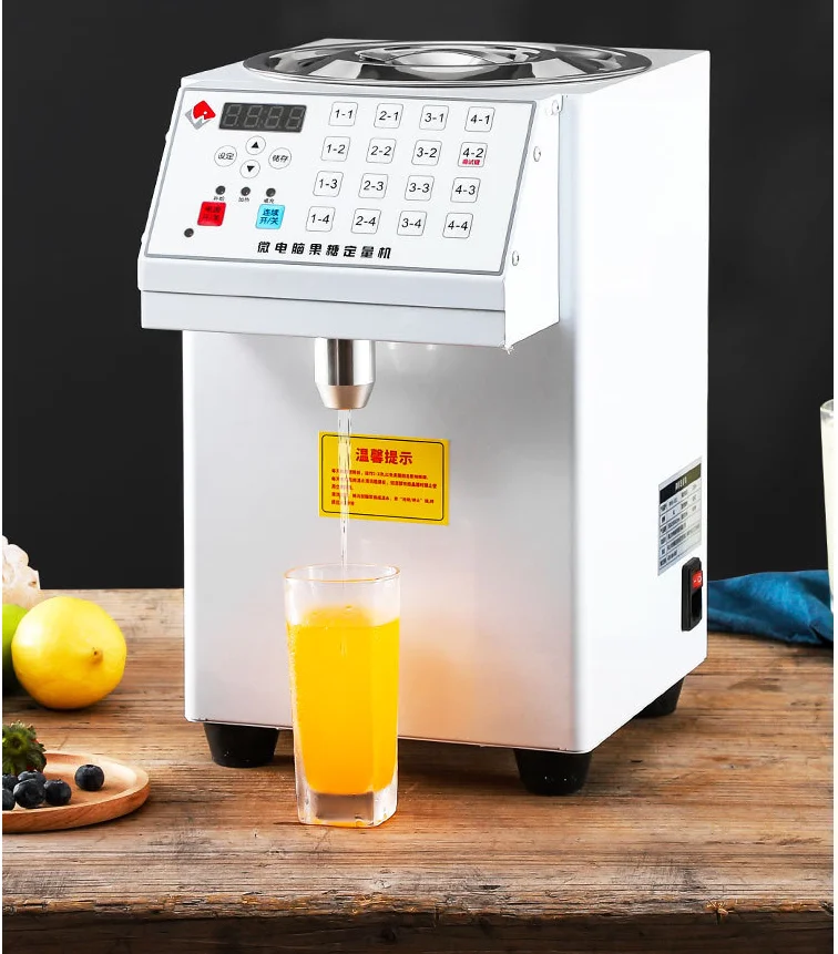 

Commercial 8L Stainless Steel Micro-Computer Liquid Dispenser Microcomputer Juice Pump Dispensing Machine for Fructose Syrup