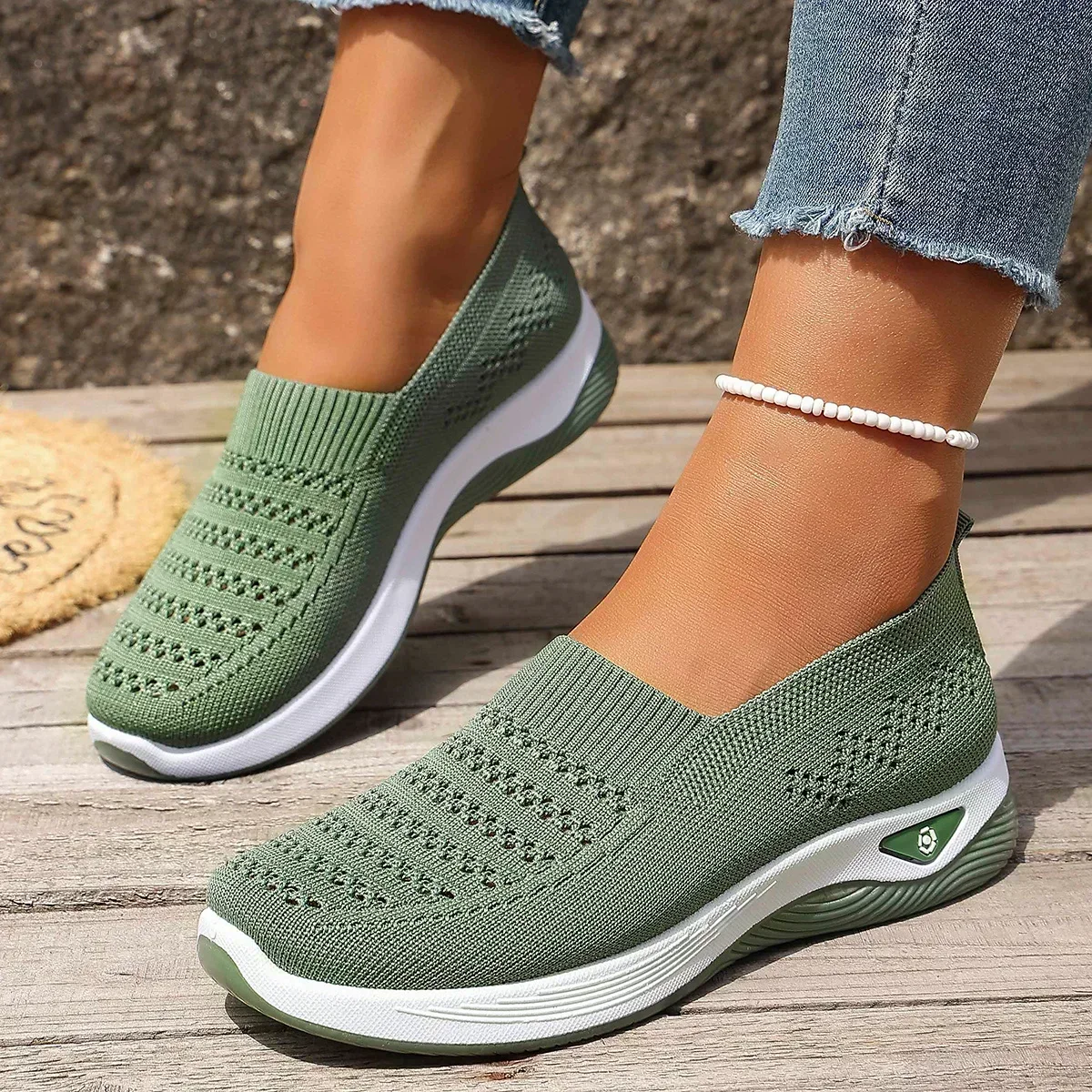 Atmungsaktive Freizeitschuhe Rutschfeste Outdoor-Sneaker für Tägliches Pendeln – Detail 10