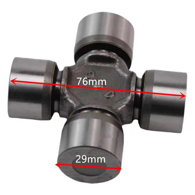 

Крестовина карданного вала 29*77 мм WX29077 для JAC T8, T6, Refine M3, M4, M5, Starex H1, универсальный шарнирный подшипник