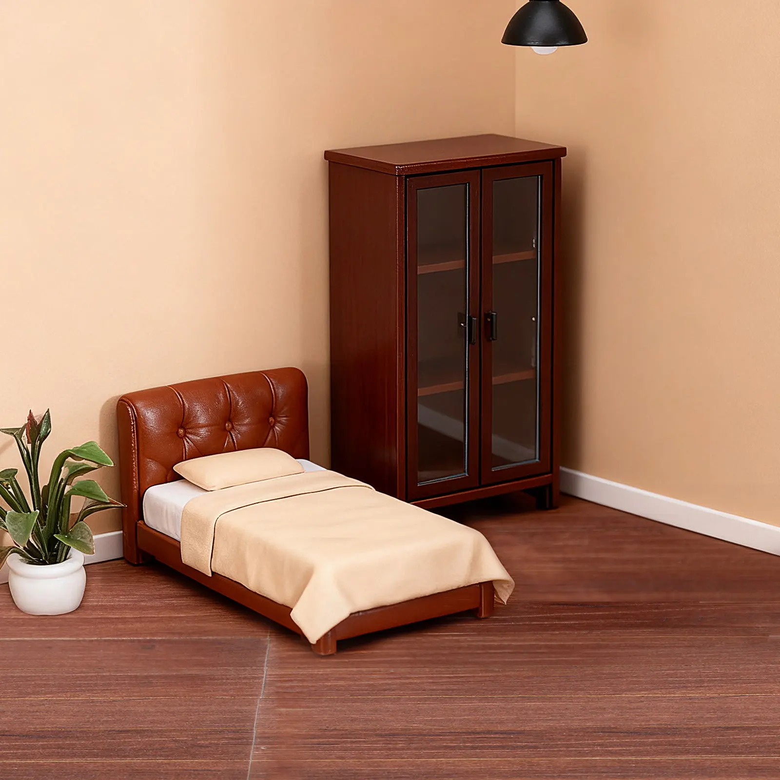 

40Pcs Miniature Dollhouse Flooring Wood Grain Peel and Stick Sheets Self Adhesive Realistic Texture for 1:12 Scale House Decor