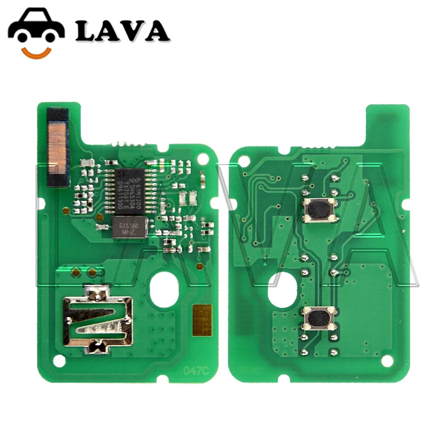 LAVA Remote Key 2 Buttons 4A PCF7961M Chip 433.92MHZ For Renault Dacia Logan 2 Sandero Lodgy Dokker Trafic Clio4 Duste