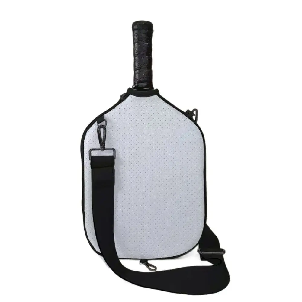 

Neoprene Pickleball Racket Sleeve Zipper Holder Single Shoulder Strap Pickleball Paddle Covers Zipper Design Dust Cover