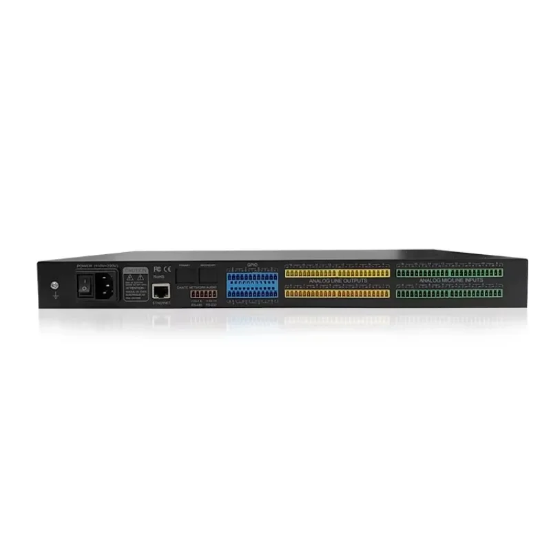 Hot Sale HUAIN 16*16 DSP Digital Audio Matrix Software Processor Equipment with RS232 Control Interface