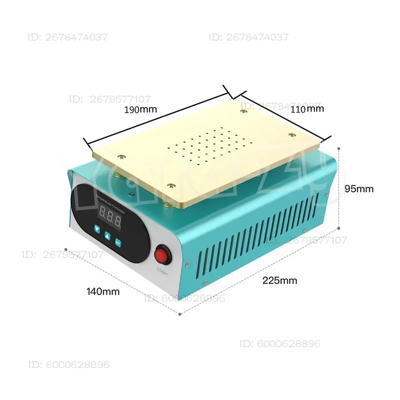 2025 Useful 948S+ LCD Screen Separator Built-in Pump Vacuum Screen Repair Machine Kit For Smartphone Refurbishment Tool